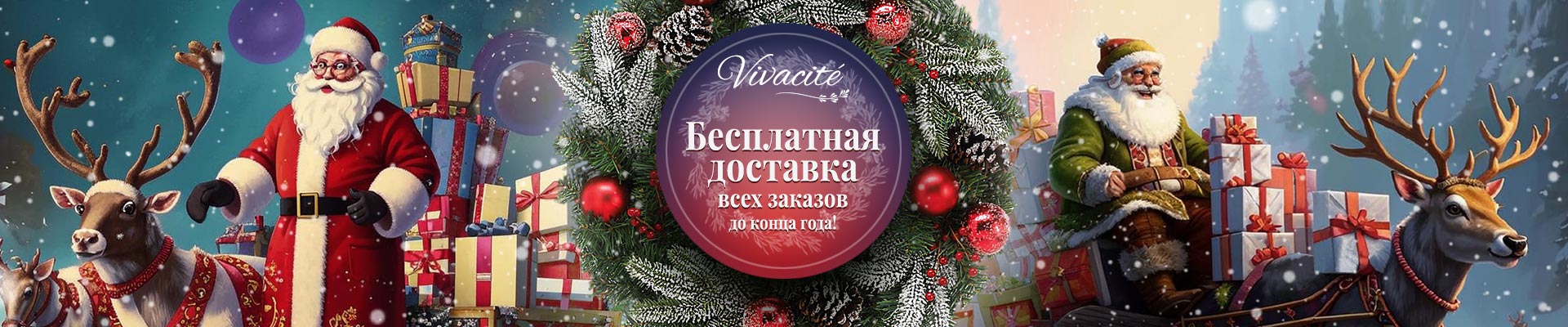 доставляем заказы бесплатно vivacite.ru