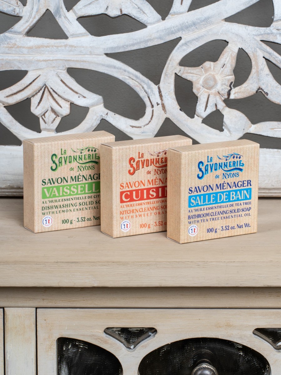 Круглое мыло с эфирным маслом апельсина для кухни 100 гр.