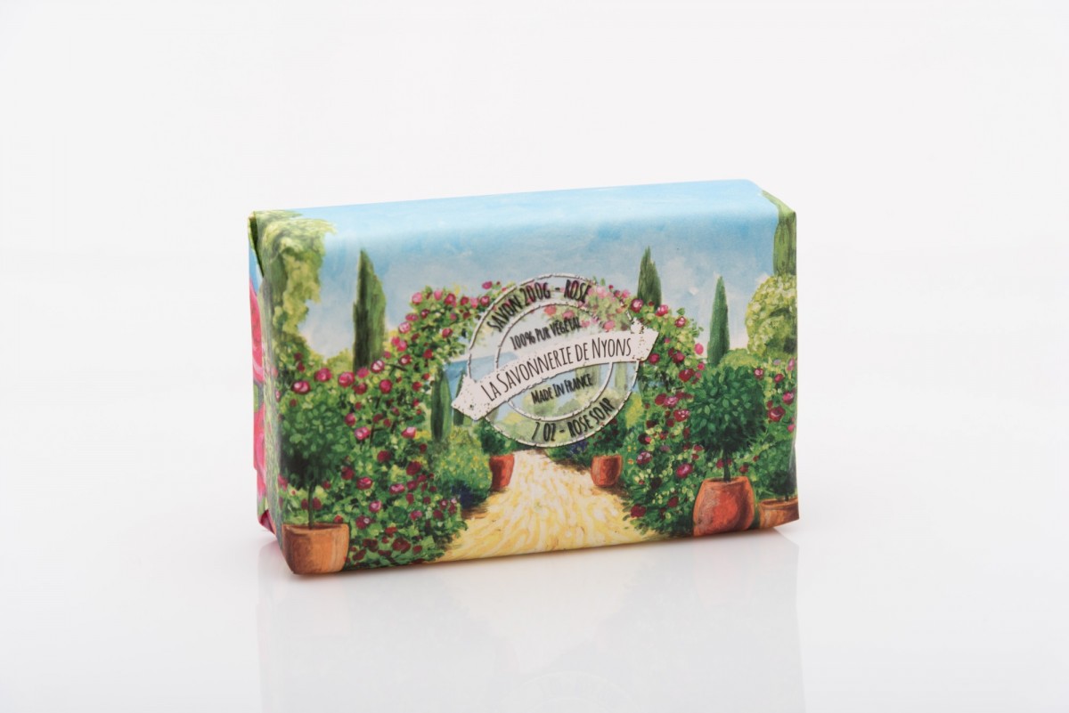 Мыло розовый сад в бумажной упаковке 200 гр_1. vivacite.ru