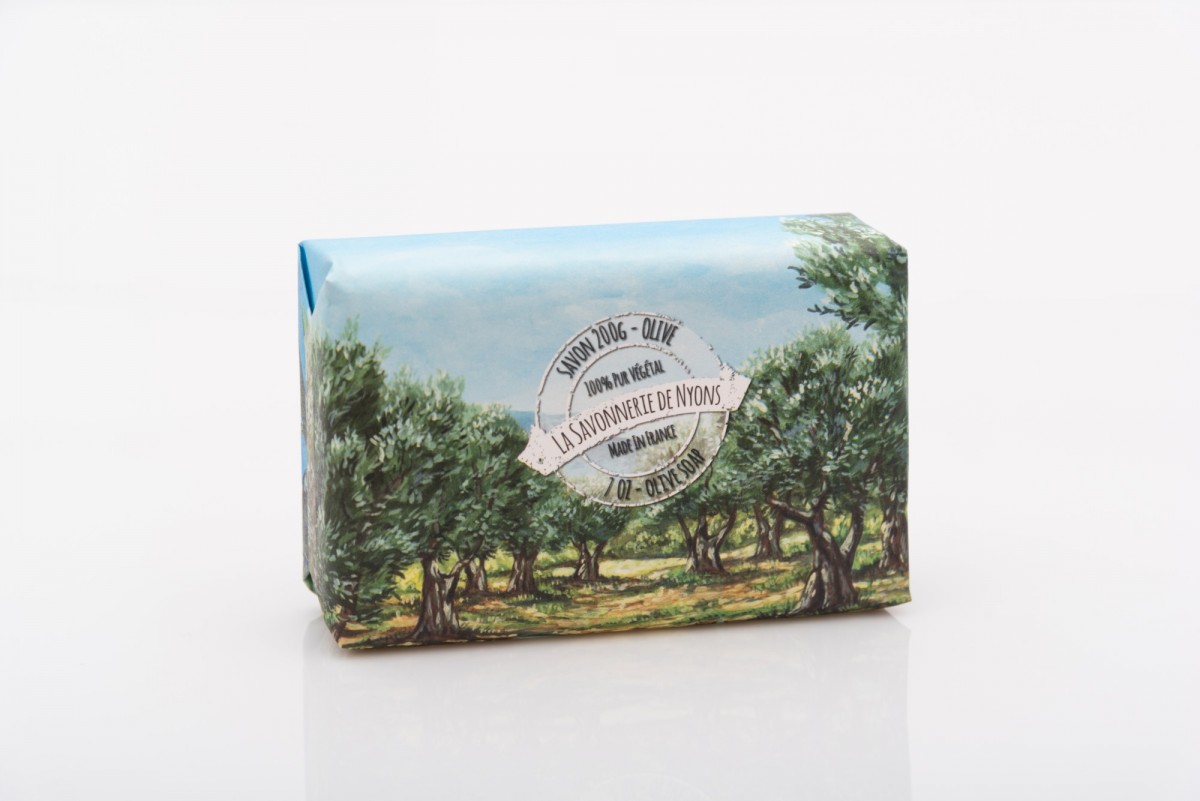 Мыло оливковые поля в бумажной упаковке 200 гр._2. vivacite.ru