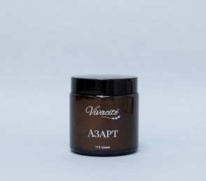 Ароматическая свеча Азарт в темном стекле, 110 гр