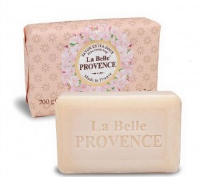 Мыло цветок миндаля в бумажной упаковке La belle Provence 200гр. Мыло цветок миндаля в бумажной упаковке La belle Provence 200гр.