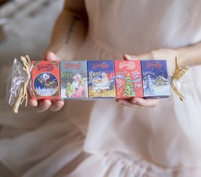 Новогодняя коллекция гостевого мыла в наборе Новогодний набор из маленьких кусочков мыла