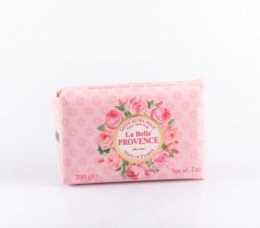 Мыло роза в бумажной упаковке La belle Provence 200гр. Мыло роза в бумажной упаковке La belle Provence 200гр.