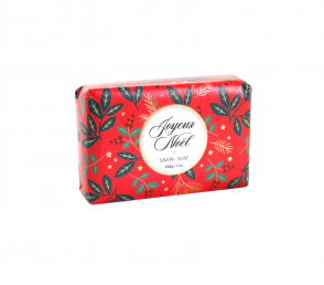 Мыло Счастливого Рождества в красной бумажной упаковке карамель апельсин 200 гр. Мыло Счастливого Рождества в красной бумажной упаковке карамель апельсин 200 гр.